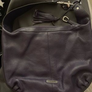 Beautiful plum purple coach bag